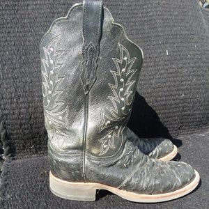 Lucchese 2000 Ostrich Women's Western Boots 9.5C
